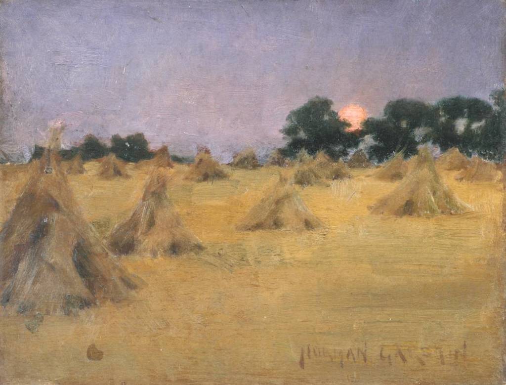 Haycocks and Sun circa 1886 Norman Garstin 1847-1926 Presented by the Contemporary Art Society 1980 http://www.tate.org.uk/art/work/T03163